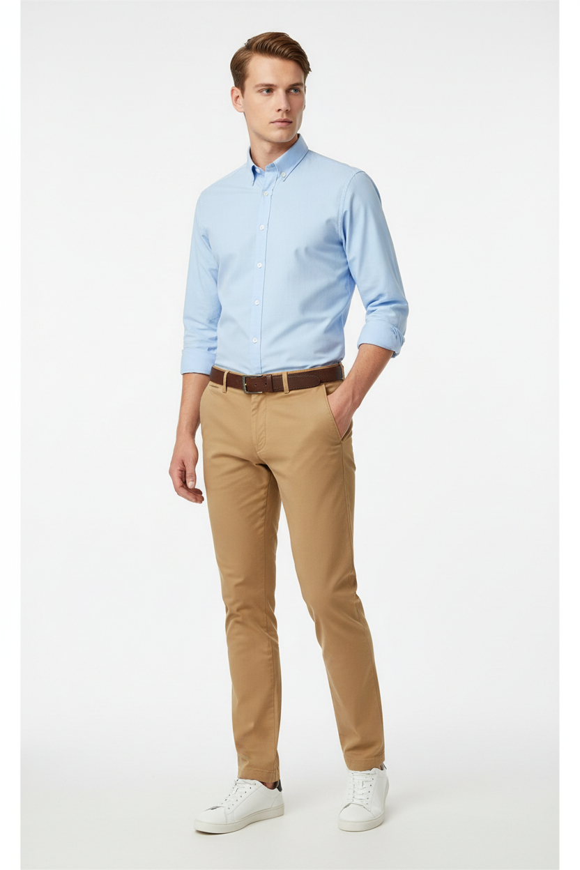 Pantalón Chino Beige